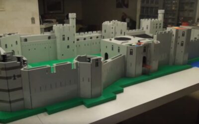 Caernarfon Castle Built out of Lego by American Hobbyist