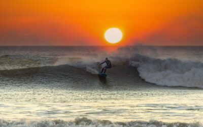 Surfing on the Isle of Anglesey
